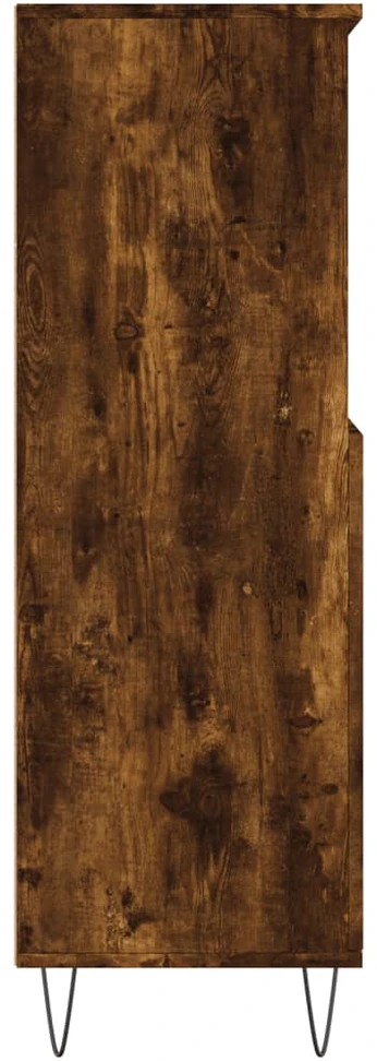 Komoda, dūminio ąžuolo spalvos, 60x36x110cm, apdirbta mediena