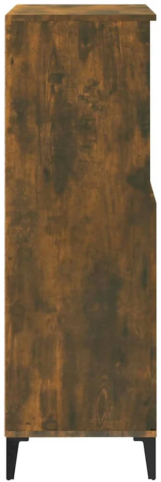 Komoda, dūminio ąžuolo spalvos, 60x36x110cm, apdirbta mediena