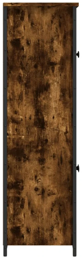 Komoda, dūminio ąžuolo spalvos, 62x32x106,5cm, apdirbta mediena