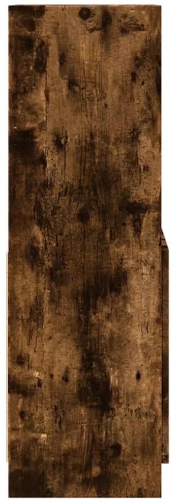 Komoda, dūminio ąžuolo spalvos, 63x33x100cm, apdirbta mediena