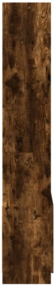 Komoda, dūminio ąžuolo spalvos, 63x33x180cm, apdirbta mediena