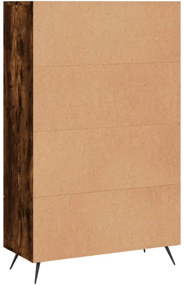 Komoda, dūminio ąžuolo spalvos, 69,5x31x115cm, apdirbta mediena