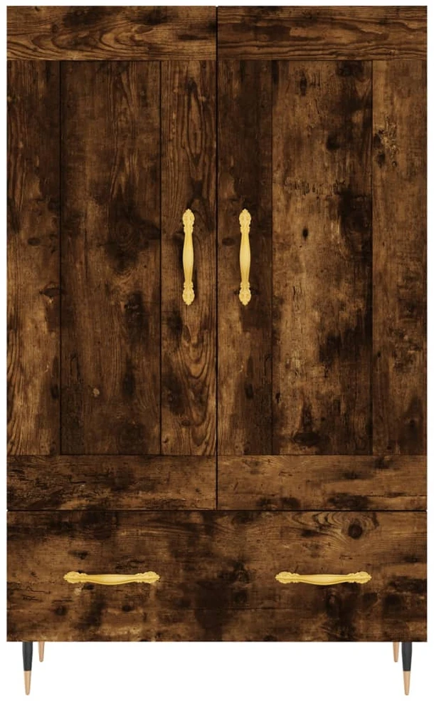 Komoda, dūminio ąžuolo spalvos, 69,5x31x115cm, apdirbta mediena