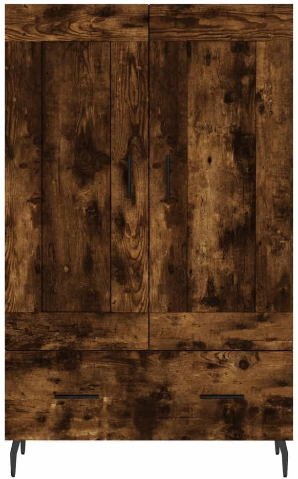 Komoda, dūminio ąžuolo spalvos, 69,5x31x115cm, apdirbta mediena