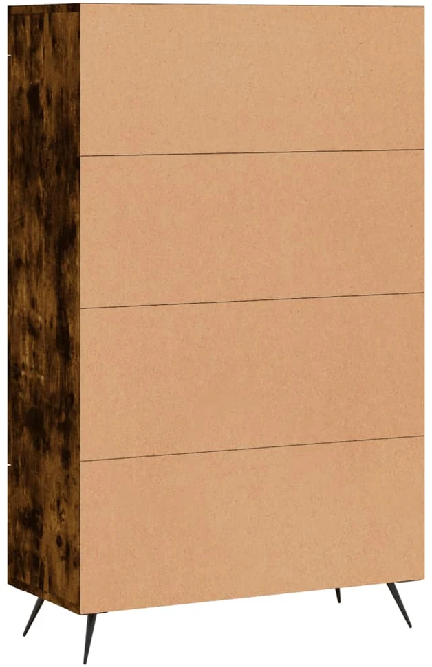 Komoda, dūminio ąžuolo spalvos, 69,5x31x115cm, apdirbta mediena