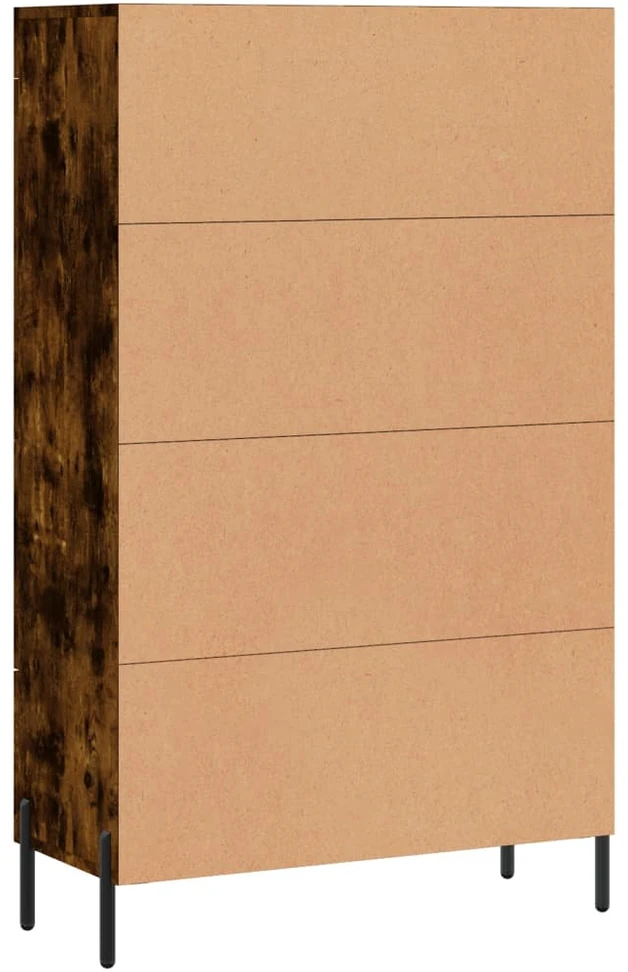 Komoda, dūminio ąžuolo spalvos, 69,5x31x115cm, apdirbta mediena