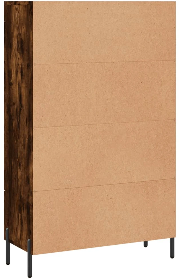 Komoda, dūminio ąžuolo spalvos, 69,5x31x115cm, apdirbta mediena