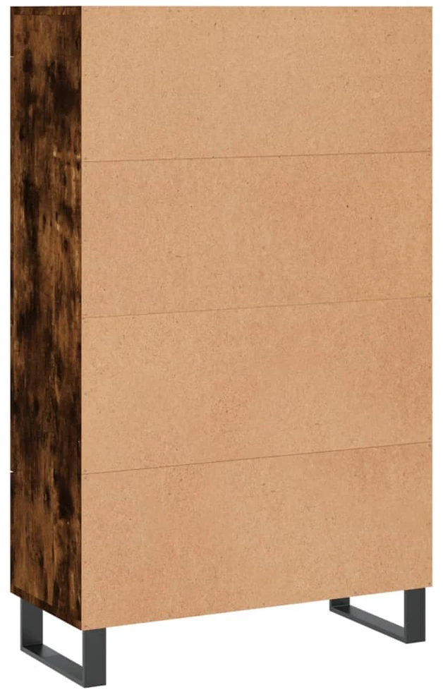 Komoda, dūminio ąžuolo spalvos, 69,5x31x115cm, apdirbta mediena