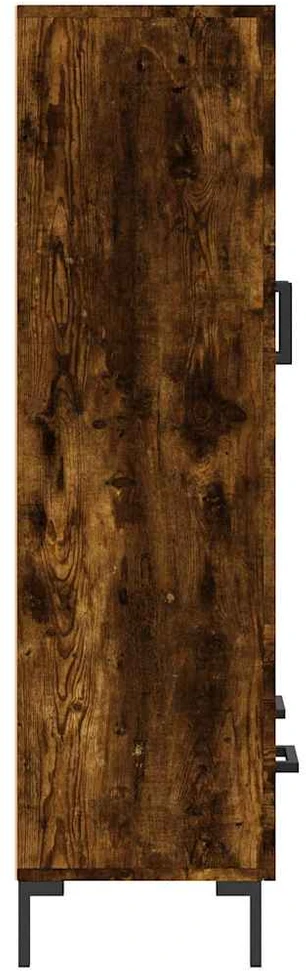 Komoda, dūminio ąžuolo spalvos, 69,5x31x115cm, apdirbta mediena