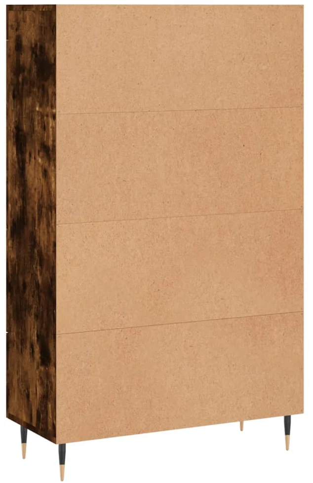 Komoda, dūminio ąžuolo spalvos, 69,5x31x115cm, apdirbta mediena