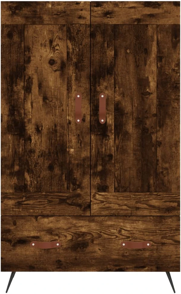 Komoda, dūminio ąžuolo spalvos, 69,5x31x115cm, apdirbta mediena