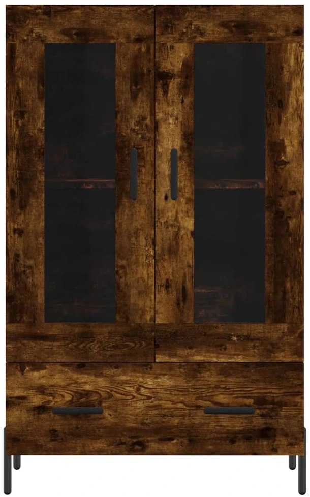 Komoda, dūminio ąžuolo spalvos, 69,5x31x115cm, apdirbta mediena