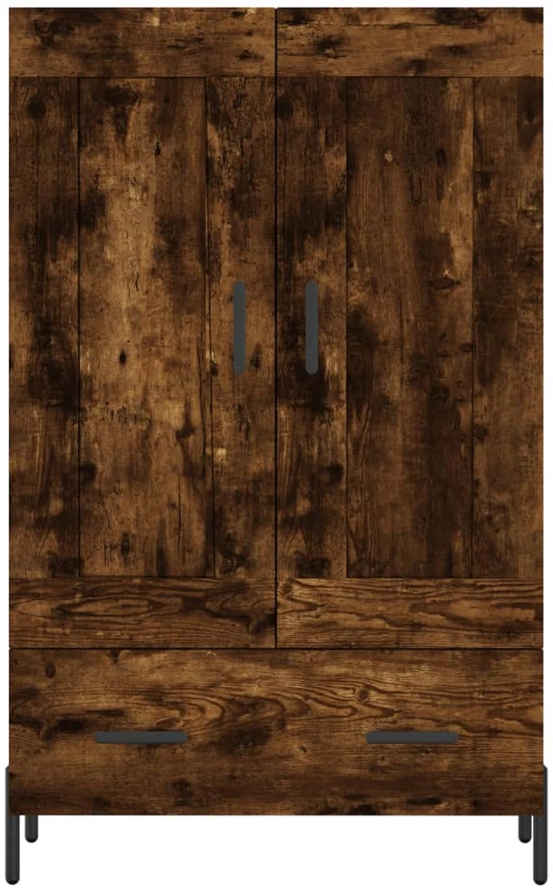 Komoda, dūminio ąžuolo spalvos, 69,5x31x115cm, apdirbta mediena