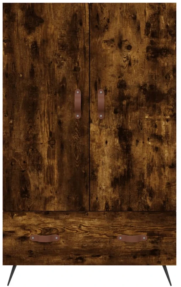 Komoda, dūminio ąžuolo spalvos, 69,5x31x115cm, apdirbta mediena
