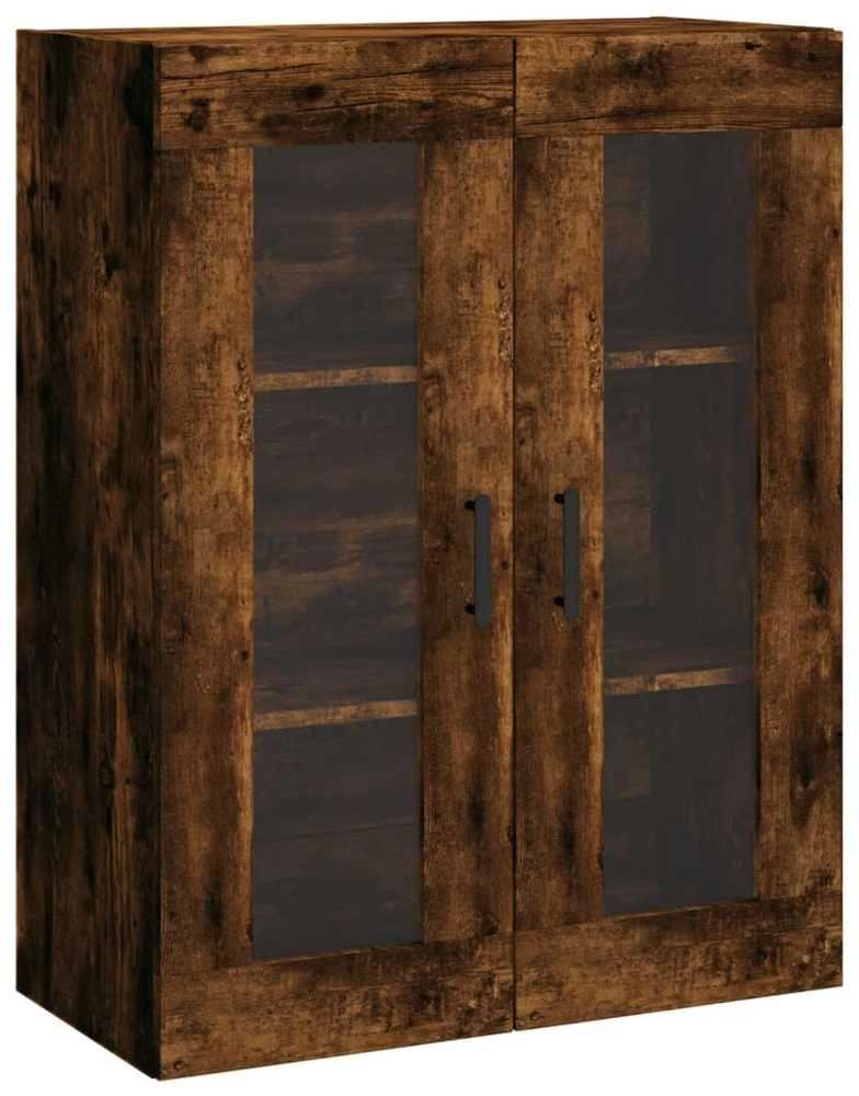 Komoda, dūminio ąžuolo spalvos, 69,5x34x180cm, apdirbta mediena
