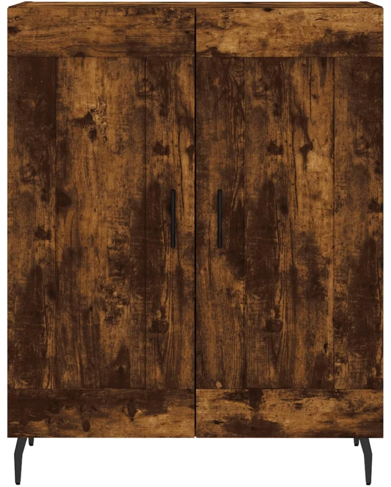 Komoda, dūminio ąžuolo spalvos, 69,5x34x180cm, apdirbta mediena