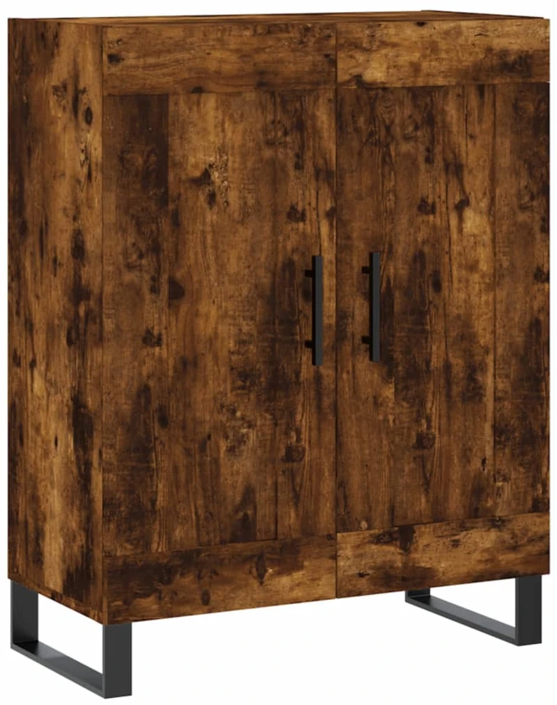 Komoda, dūminio ąžuolo spalvos, 69,5x34x180cm, apdirbta mediena