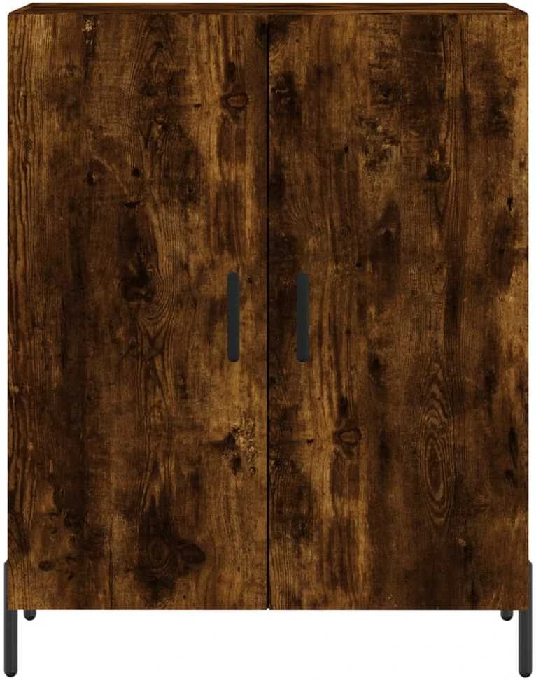 Komoda, dūminio ąžuolo spalvos, 69,5x34x180cm, apdirbta mediena