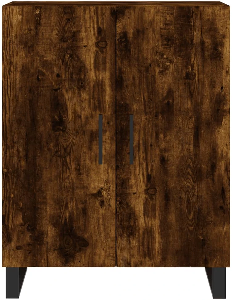 Komoda, dūminio ąžuolo spalvos, 69,5x34x180cm, apdirbta mediena