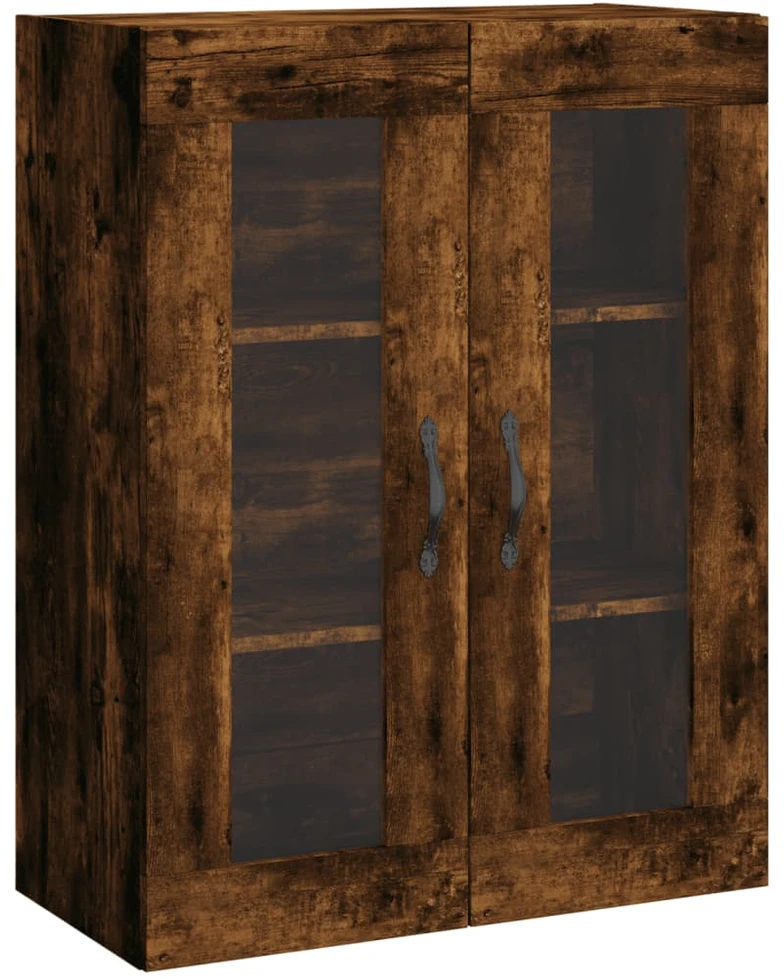 Komoda, dūminio ąžuolo spalvos, 69,5x34x180cm, apdirbta mediena