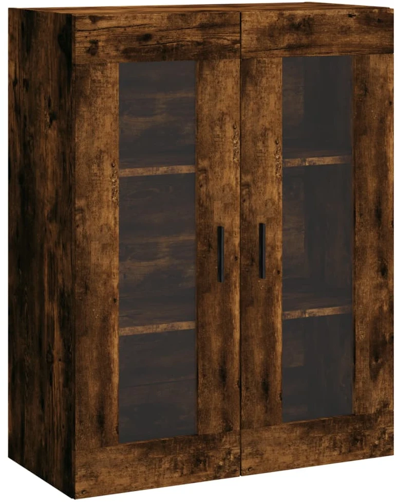 Komoda, dūminio ąžuolo spalvos, 69,5x34x180cm, apdirbta mediena