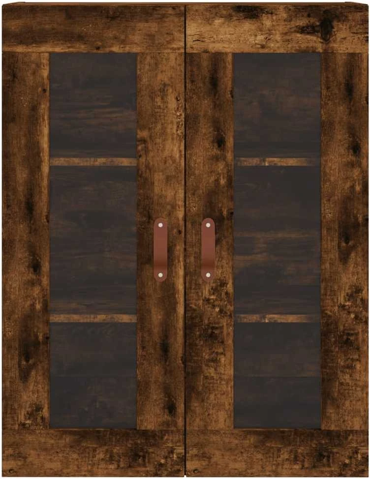 Komoda, dūminio ąžuolo spalvos, 69,5x34x180cm, apdirbta mediena