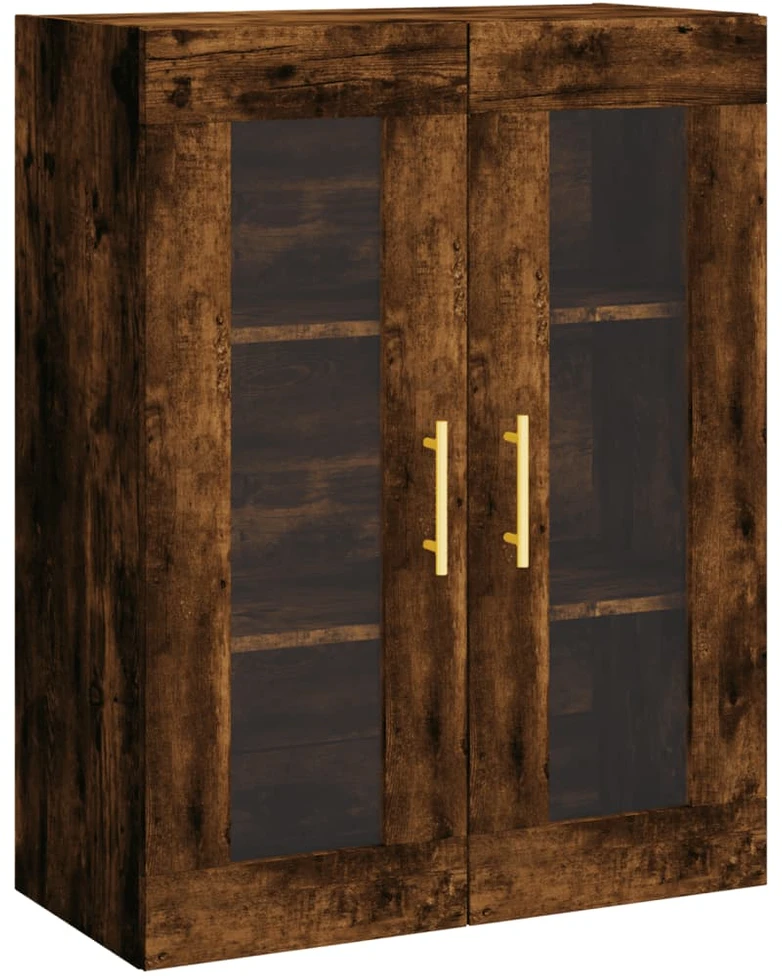 Komoda, dūminio ąžuolo spalvos, 69,5x34x180cm, apdirbta mediena