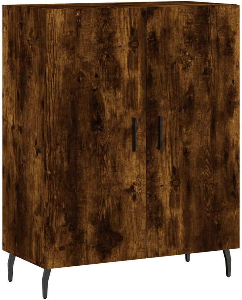 Komoda, dūminio ąžuolo spalvos, 69,5x34x180cm, apdirbta mediena