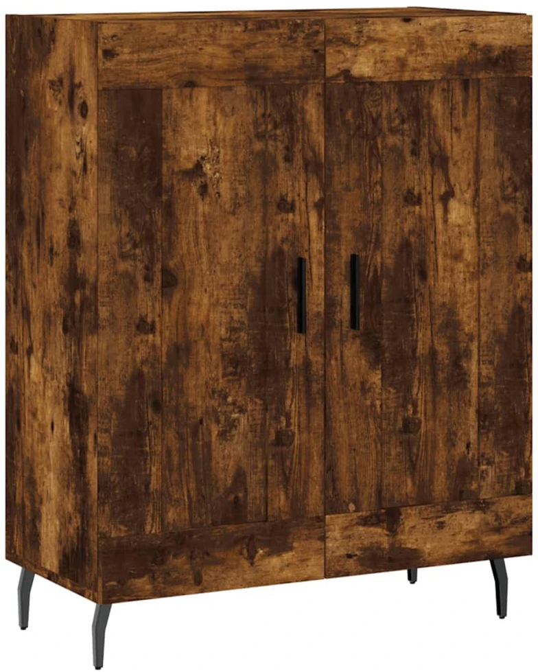 Komoda, dūminio ąžuolo spalvos, 69,5x34x180cm, apdirbta mediena