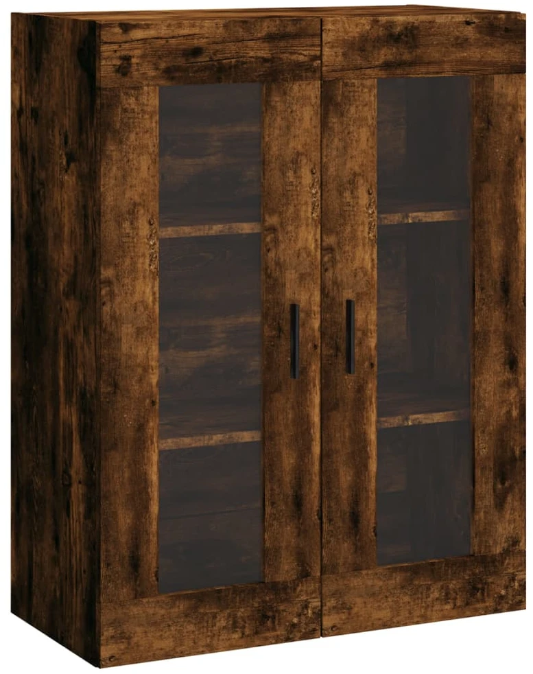 Komoda, dūminio ąžuolo spalvos, 69,5x34x180cm, apdirbta mediena