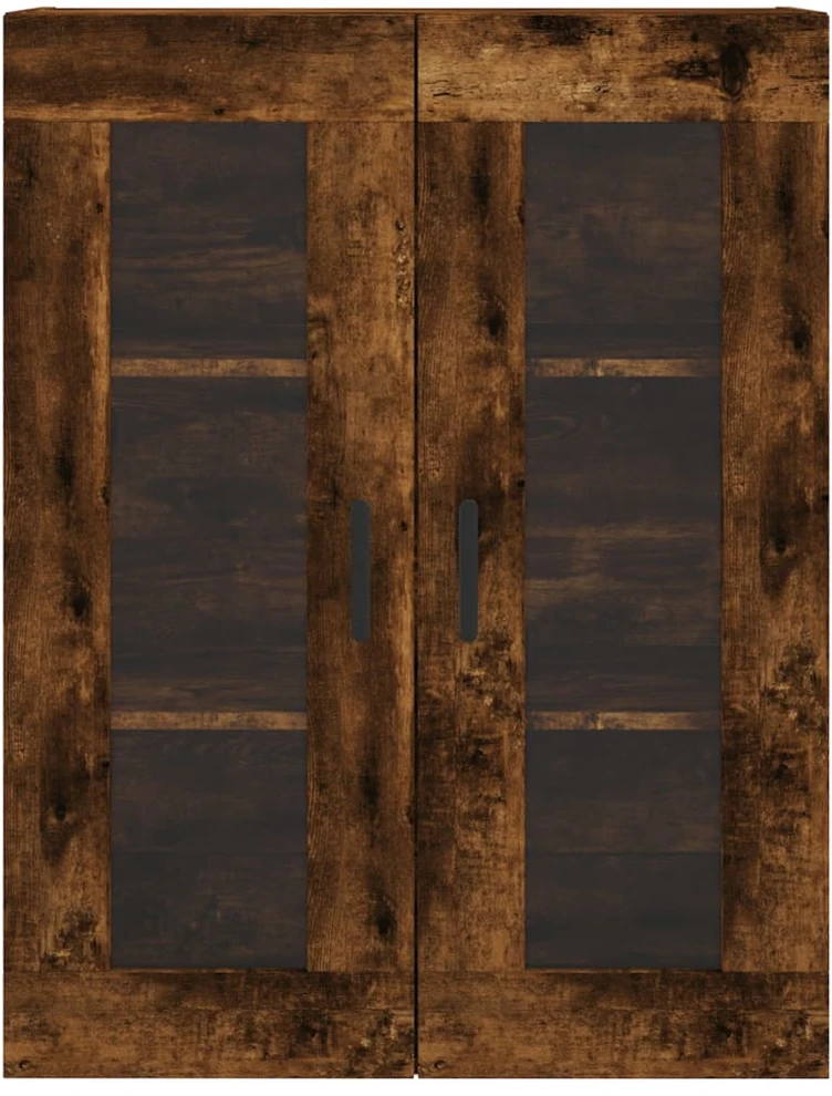 Komoda, dūminio ąžuolo spalvos, 69,5x34x180cm, apdirbta mediena