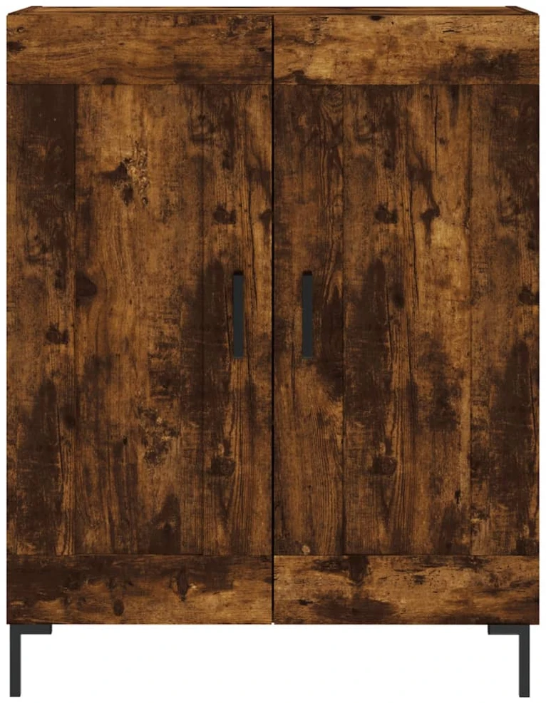Komoda, dūminio ąžuolo spalvos, 69,5x34x180cm, apdirbta mediena