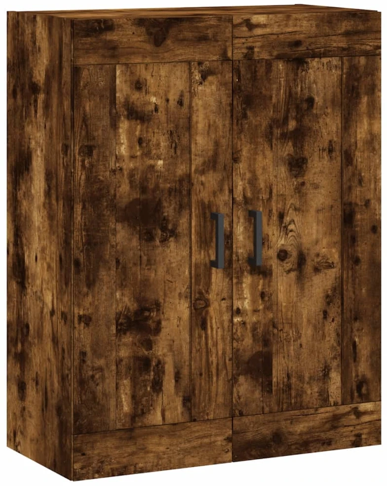 Komoda, dūminio ąžuolo spalvos, 69,5x34x180cm, apdirbta mediena