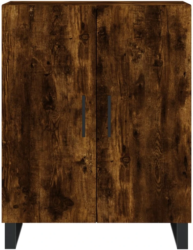 Komoda, dūminio ąžuolo spalvos, 69,5x34x180cm, apdirbta mediena