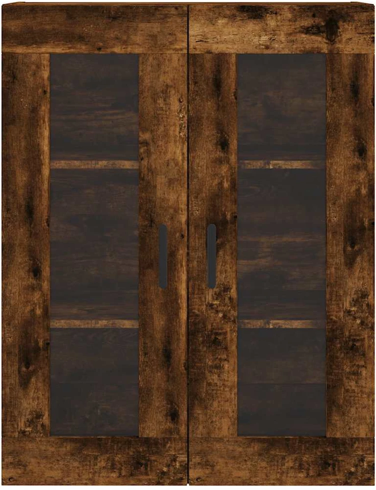 Komoda, dūminio ąžuolo spalvos, 69,5x34x180cm, apdirbta mediena
