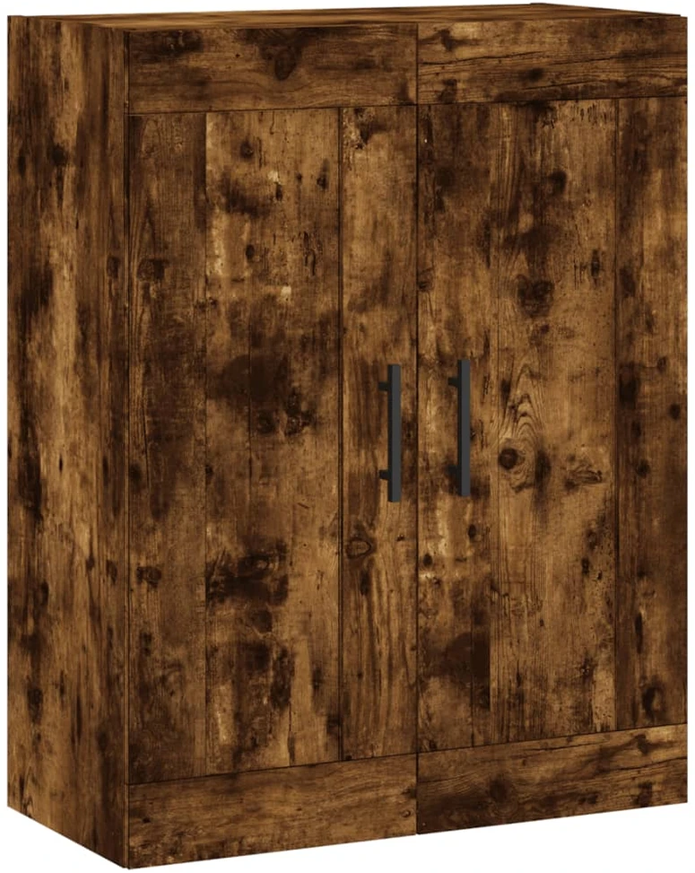 Komoda, dūminio ąžuolo spalvos, 69,5x34x180cm, apdirbta mediena