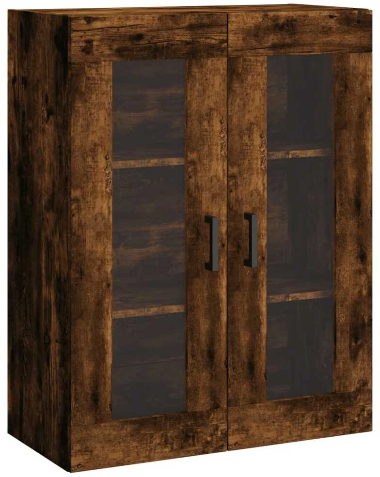 Komoda, dūminio ąžuolo spalvos, 69,5x34x180cm, apdirbta mediena