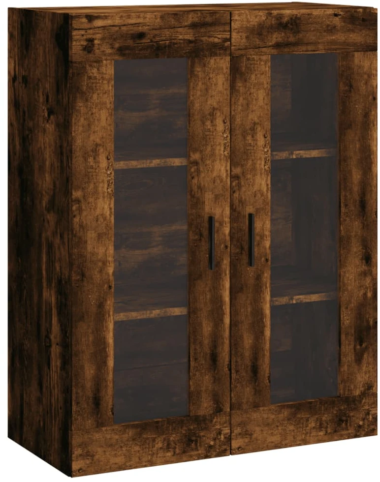 Komoda, dūminio ąžuolo spalvos, 69,5x34x180cm, apdirbta mediena