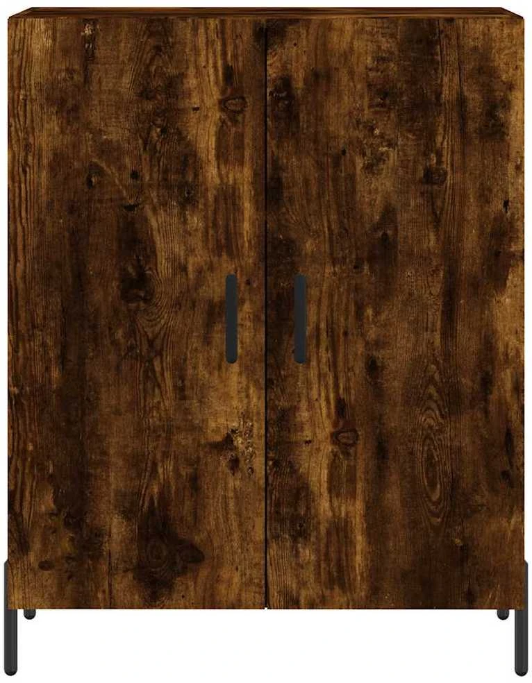 Komoda, dūminio ąžuolo spalvos, 69,5x34x180cm, apdirbta mediena