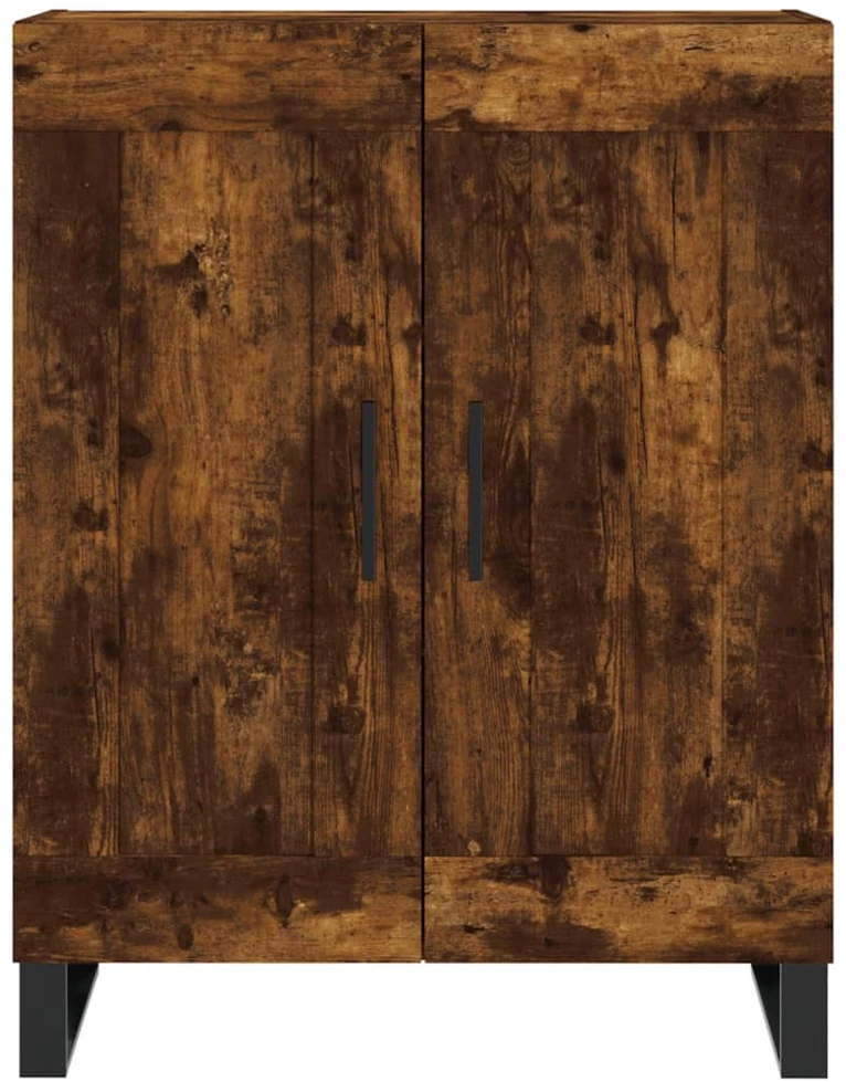 Komoda, dūminio ąžuolo spalvos, 69,5x34x180cm, apdirbta mediena