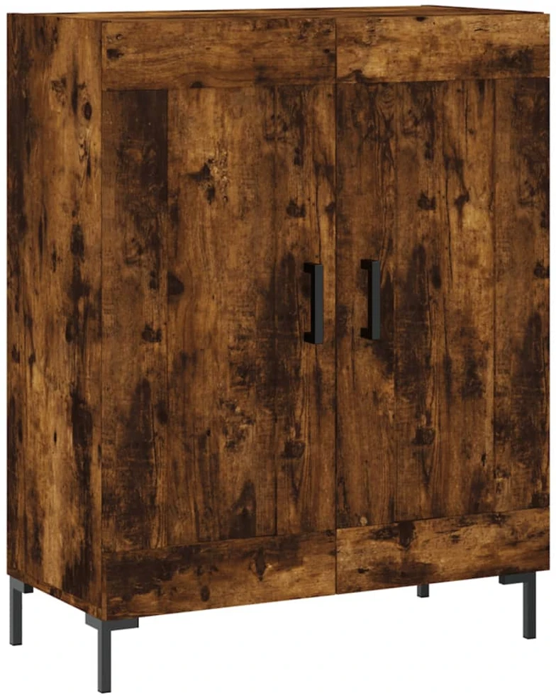 Komoda, dūminio ąžuolo spalvos, 69,5x34x180cm, apdirbta mediena