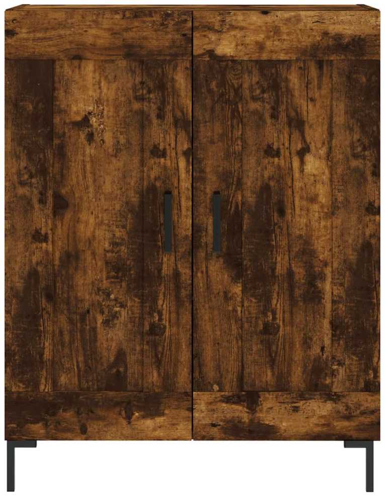 Komoda, dūminio ąžuolo spalvos, 69,5x34x180cm, apdirbta mediena