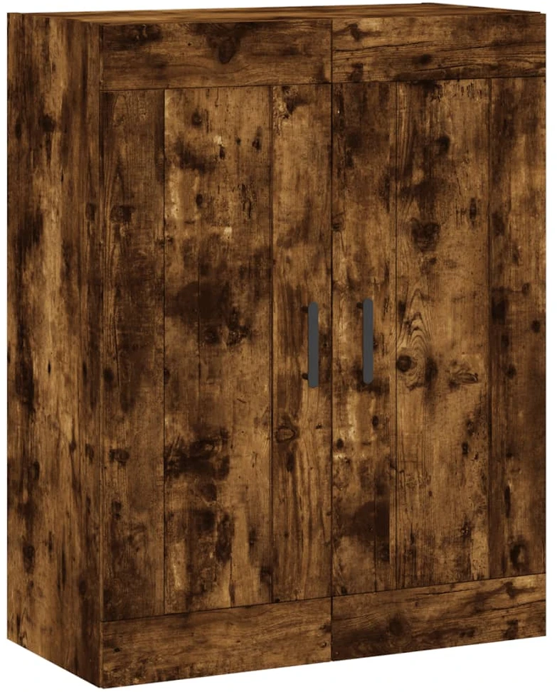 Komoda, dūminio ąžuolo spalvos, 69,5x34x180cm, apdirbta mediena