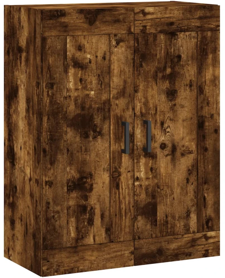 Komoda, dūminio ąžuolo spalvos, 69,5x34x180cm, apdirbta mediena
