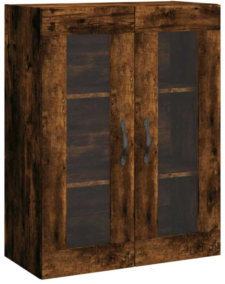 Komoda, dūminio ąžuolo spalvos, 69,5x34x180cm, apdirbta mediena