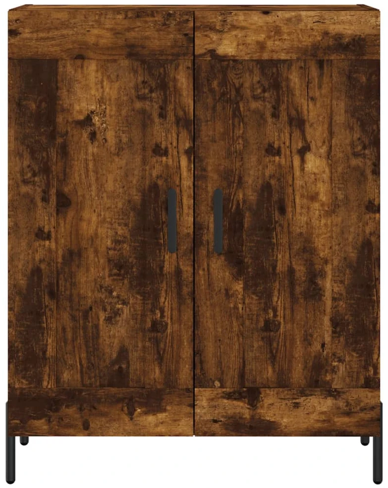 Komoda, dūminio ąžuolo spalvos, 69,5x34x180cm, apdirbta mediena