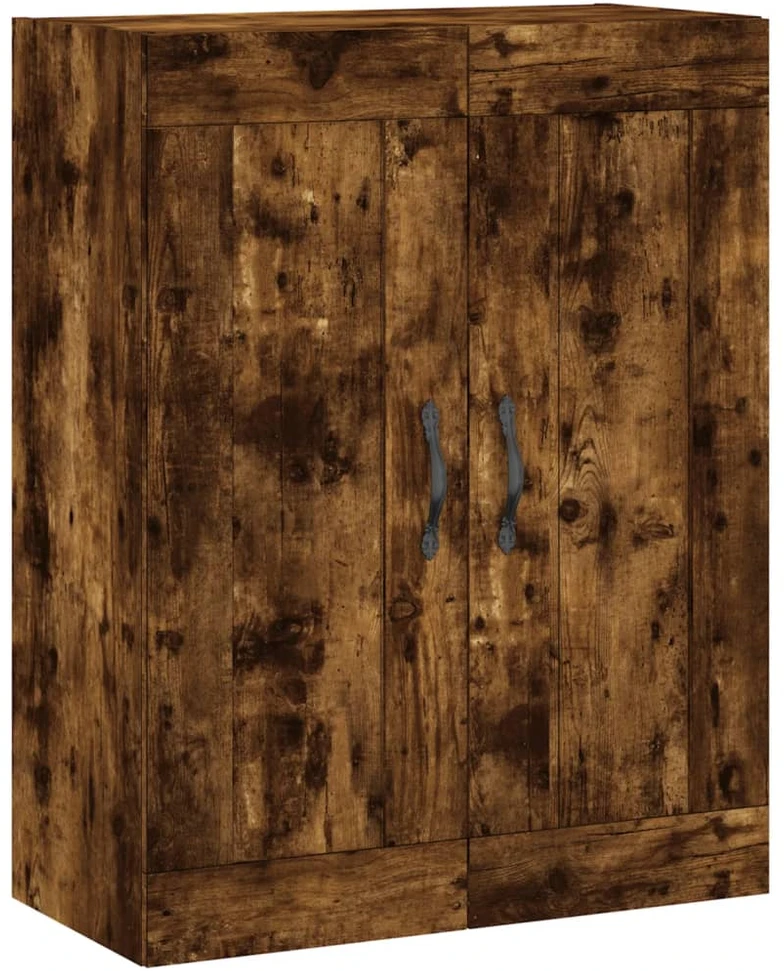 Komoda, dūminio ąžuolo spalvos, 69,5x34x180cm, apdirbta mediena