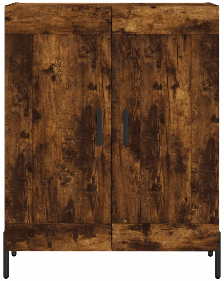 Komoda, dūminio ąžuolo spalvos, 69,5x34x180cm, apdirbta mediena