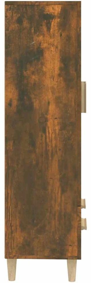 Komoda, dūminio ąžuolo spalvos, 70x31x115cm, apdirbta mediena