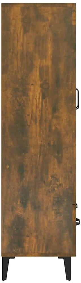 Komoda, dūminio ąžuolo spalvos, 70x31x115cm, apdirbta mediena